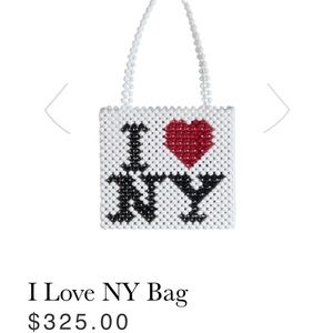 ICONIC Susan Alexandra I ❤️ NY Bag + dust bag